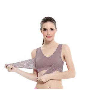 Soutien-gorge à boutons latéraux