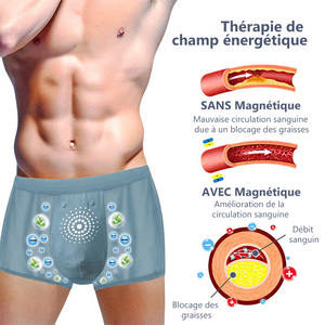 Sous-vêtement sculptant ions tourmaline pour hommes