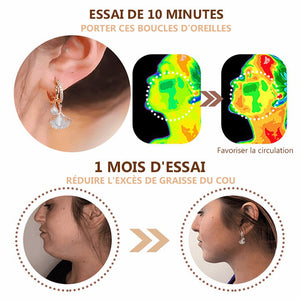 Boucles d'oreilles germanium désintoxication thérapie magnétique