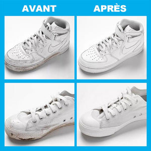 Gel nettoyant blanchissant pour chaussures