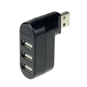 Mini hub USB rotatif à 3 ports