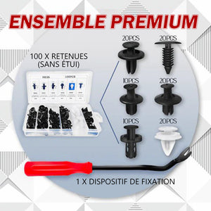 Ensemble de clips de retenue de voiture(100pcs)