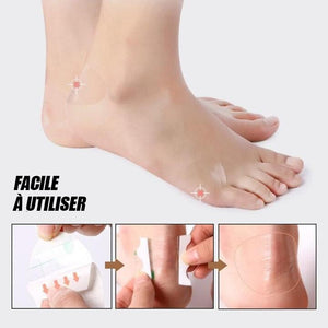 Autocollant anti-usure invisible pour talon (50 pièces)