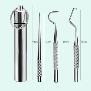 Outils de nettoyage des dents en acier inoxydable