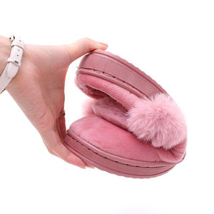 Pantoufles en peluche pour femmes