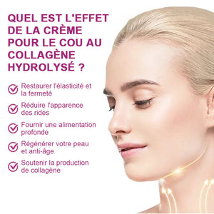 Crème pour le cou au collagène hydrolysé [Achetez 1 obtenez 1 gratuitement (2 pièces)]