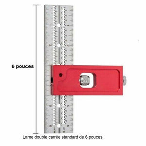 Règle de travail du bois Ajustable