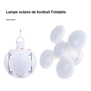 Lampe solaire de football pliable portable