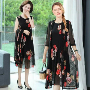 Robe à imprimé floral pour femmes