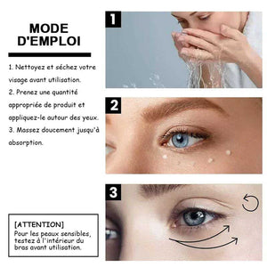 Crème raffermissante de contour des yeux rapide