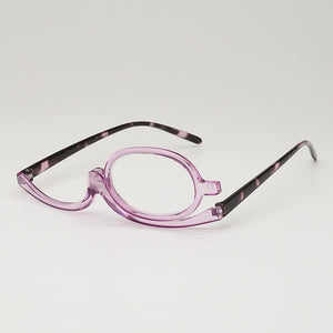 Lunettes de lecture de maquillage loupe rotative