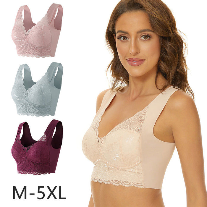 Soutien-gorge push-up confortable en dentelle