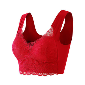 Soutien-gorge push-up confortable en dentelle