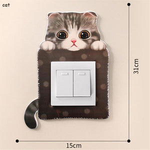 dessin animé chambre décor 3D mur Silicone