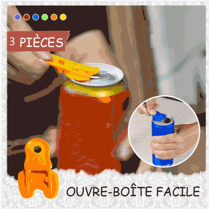 Ouvre-boîte simple( 3 pièces )